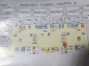 plan aéroport Osaka